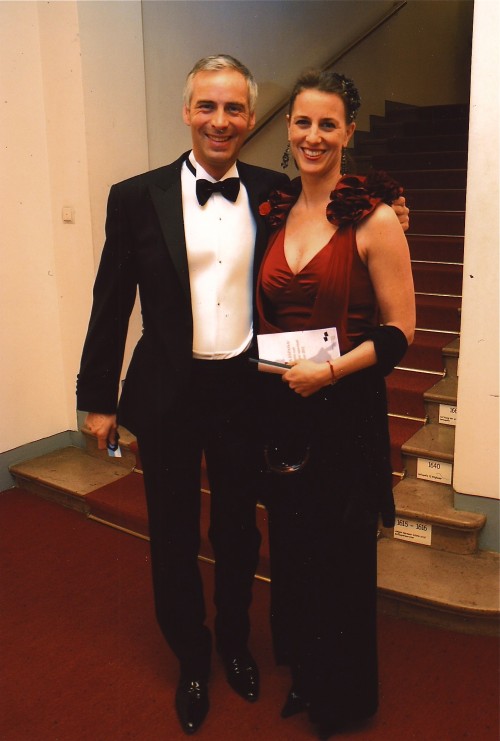 Martin Kranz mit seiner Frau Angelika beim Weimarer Opernball 2012